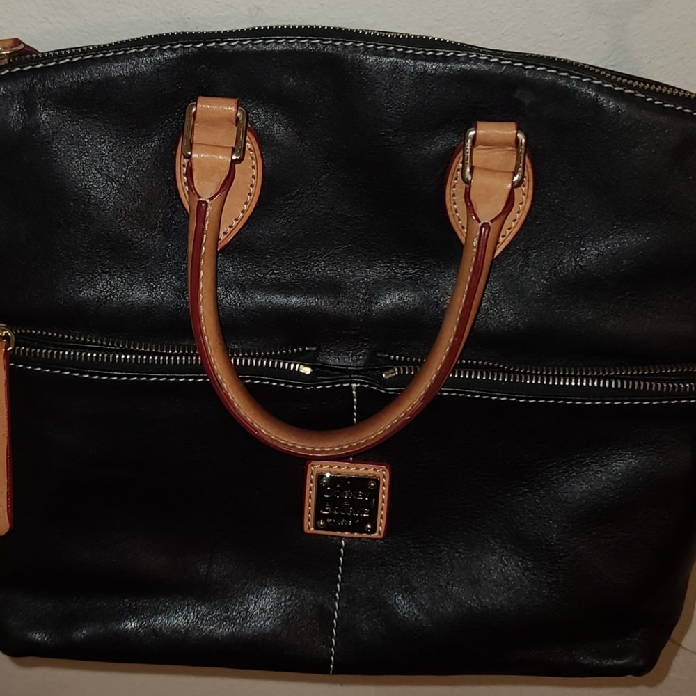 Brown And Black Dooney & Bourke 1975 Purse/Handbag - Gem